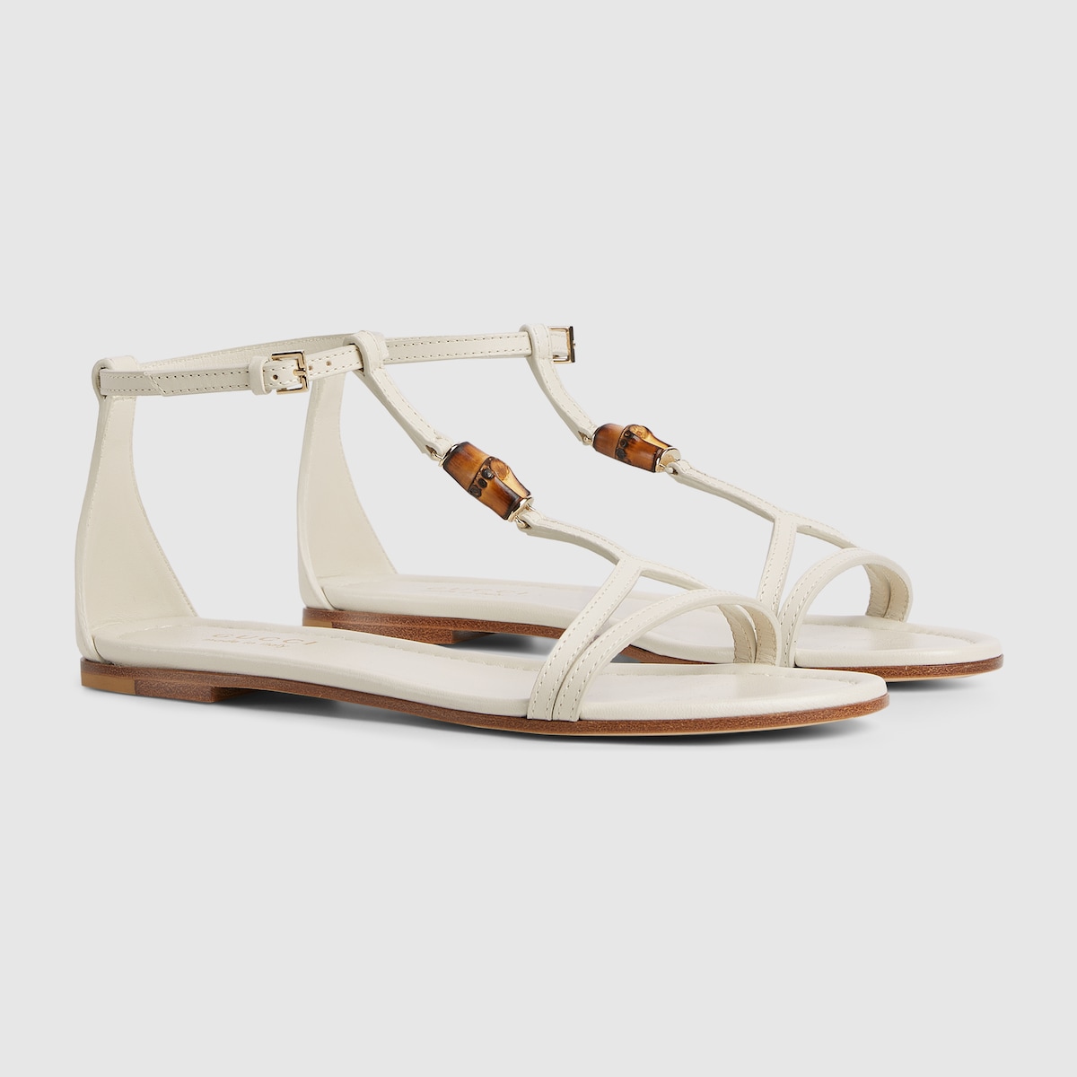 Gucci Women’s sandal with bamboo detail - Image 5